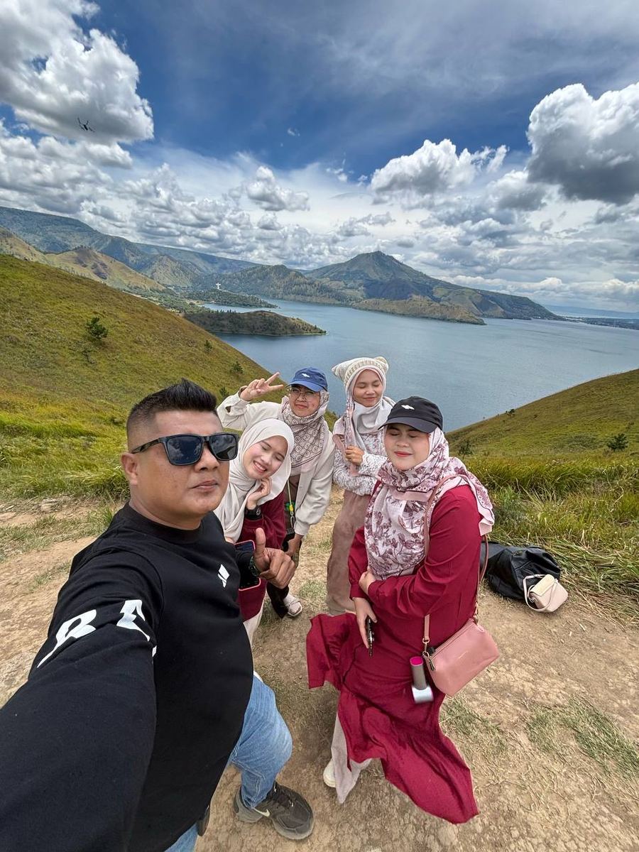 Dokumentasi perjalanan di Danau Toba